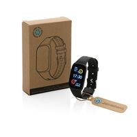 TRACKER CON CARDIOFREQUENZIMETRO IN TPU RICICLATO